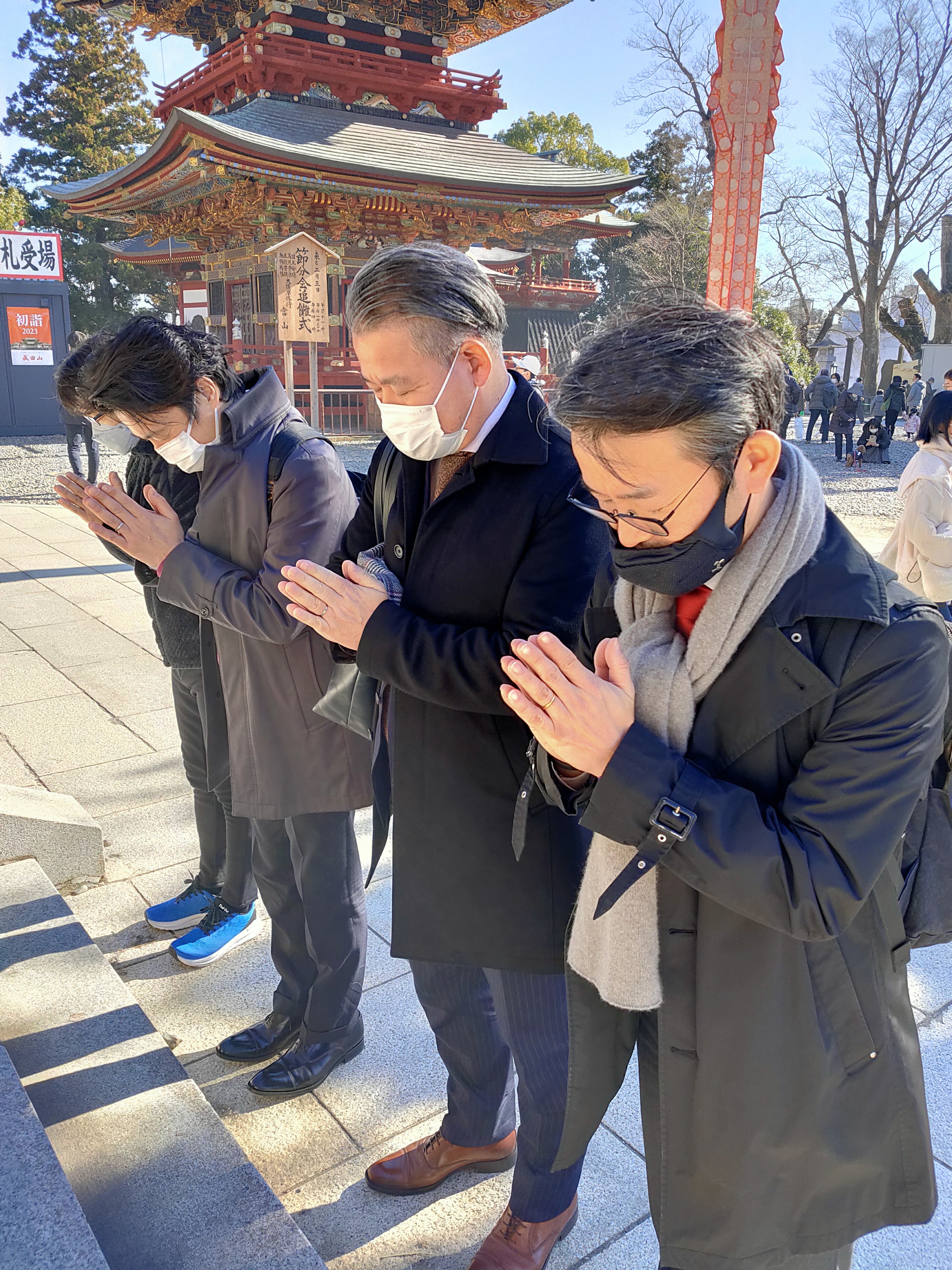 参拝の様子